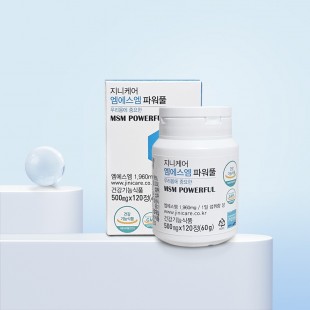 지니케어 MSM 파워풀 120정