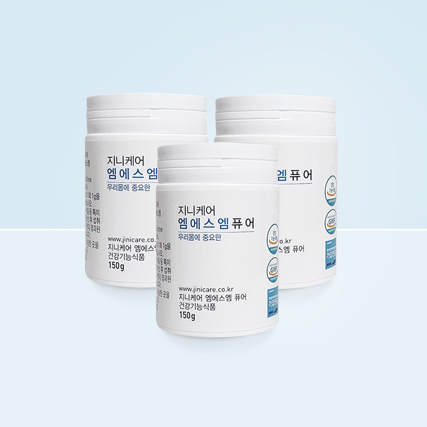 지니케어 MSM 퓨어 세트 -3통